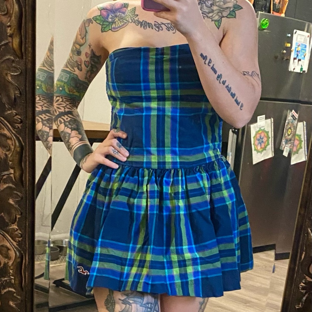 Plaid Hollister Mini Dress